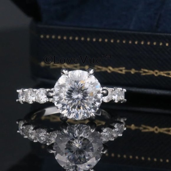 Certified 3ct. t.w. Diamond Brilliant Solitaire Luxury Engagement Wedding Ring - Picture 8 of 17